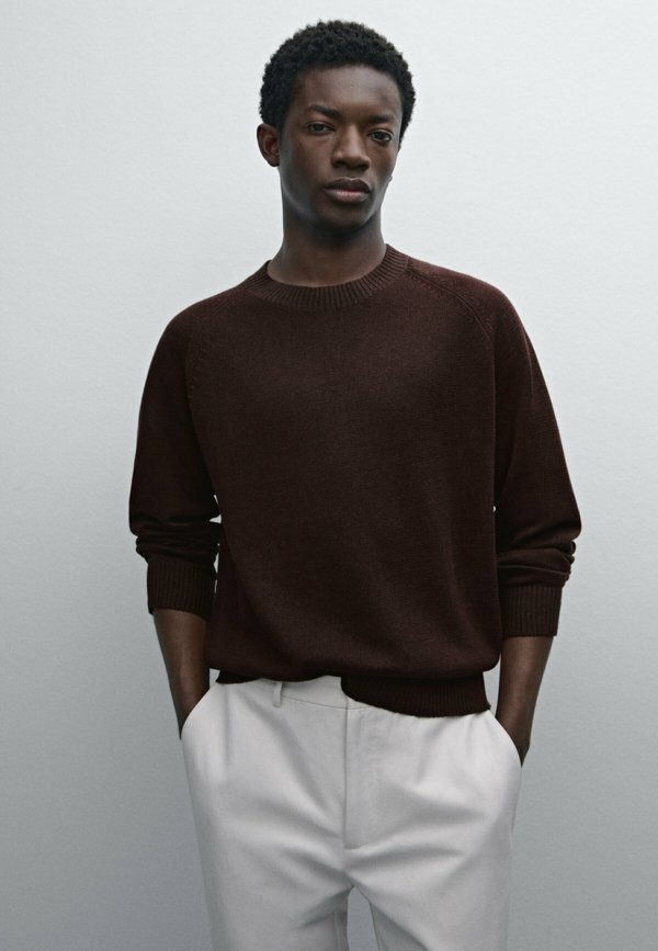 Strickpullover - bordeaux