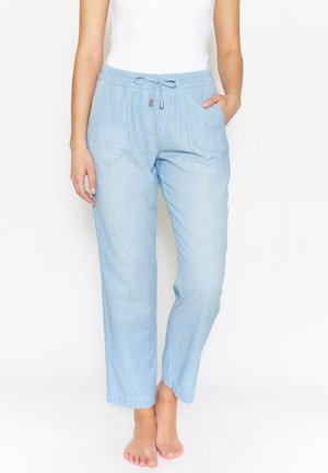 LOUISA JUMP PLEAT - Pyjama bottoms - blau