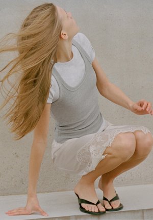 PULL&BEAR HEEL - Teensandalen - black