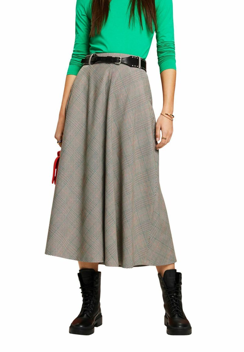 Esprit Jupe trap?�ze - caramel/cognac - ZALANDO.FR