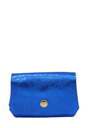 DOUBLE RABAT - Portefeuille - bleu roy irise