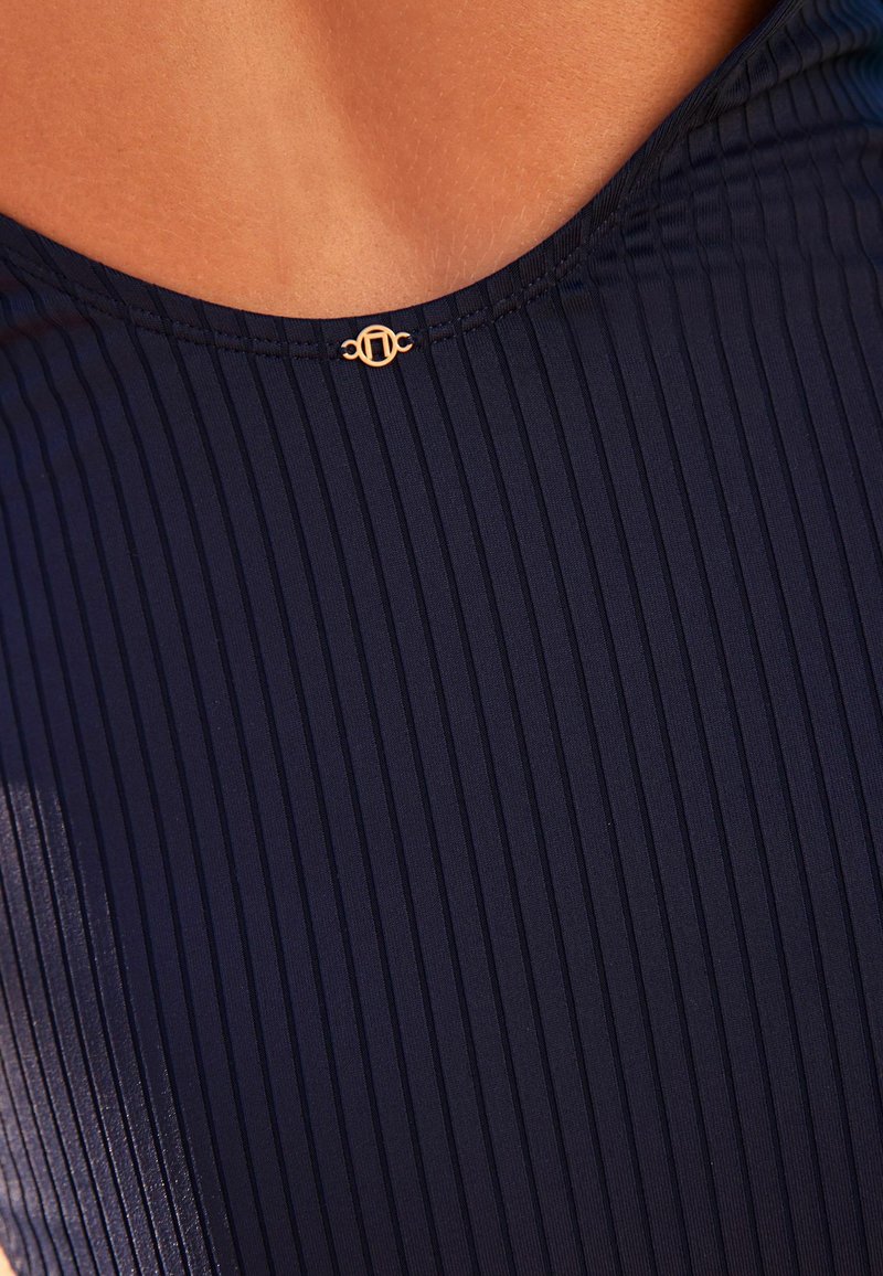 Next TUMMY CONTROL POPPER - Plavky - navy blue rib