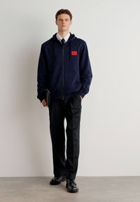 HUGO DAPLE - Felpa con zip - dark blue