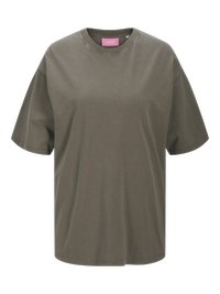 JXANDREA WASH LOOSE TEE  - T-shirts - brown