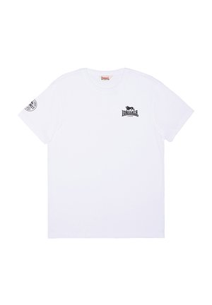 Lonsdale, NORMALE PASSFORM WARLINGHAM - T-shirts print - white/black