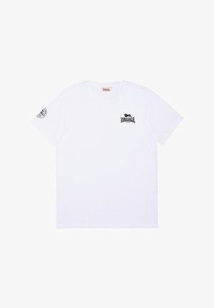 Lonsdale, NORMALE PASSFORM WARLINGHAM - Tričko s potlačou - white/black