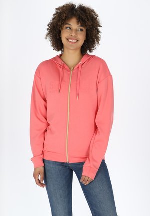 HOUSTON HOOD W - Sweatjacke - tea rose