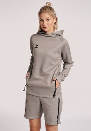 Hummel Kapuzenpullover - grey melange