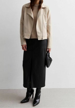 Veste en similicuir - stone