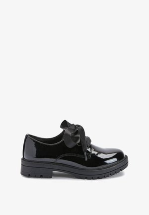 RIBBON LACE SCHOOL - Derbies - black patent