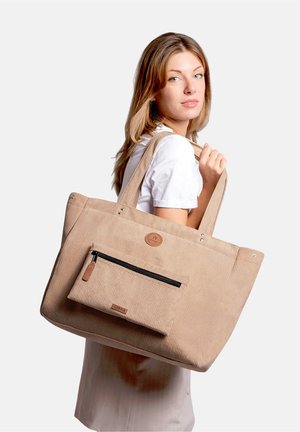 Cabaia, LARGE LUXOR - Shopping Bag - cream