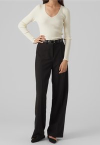 Vero Moda Neule - mottled beige