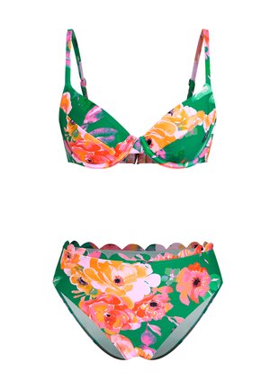 SET - Bikini - evergreen pink