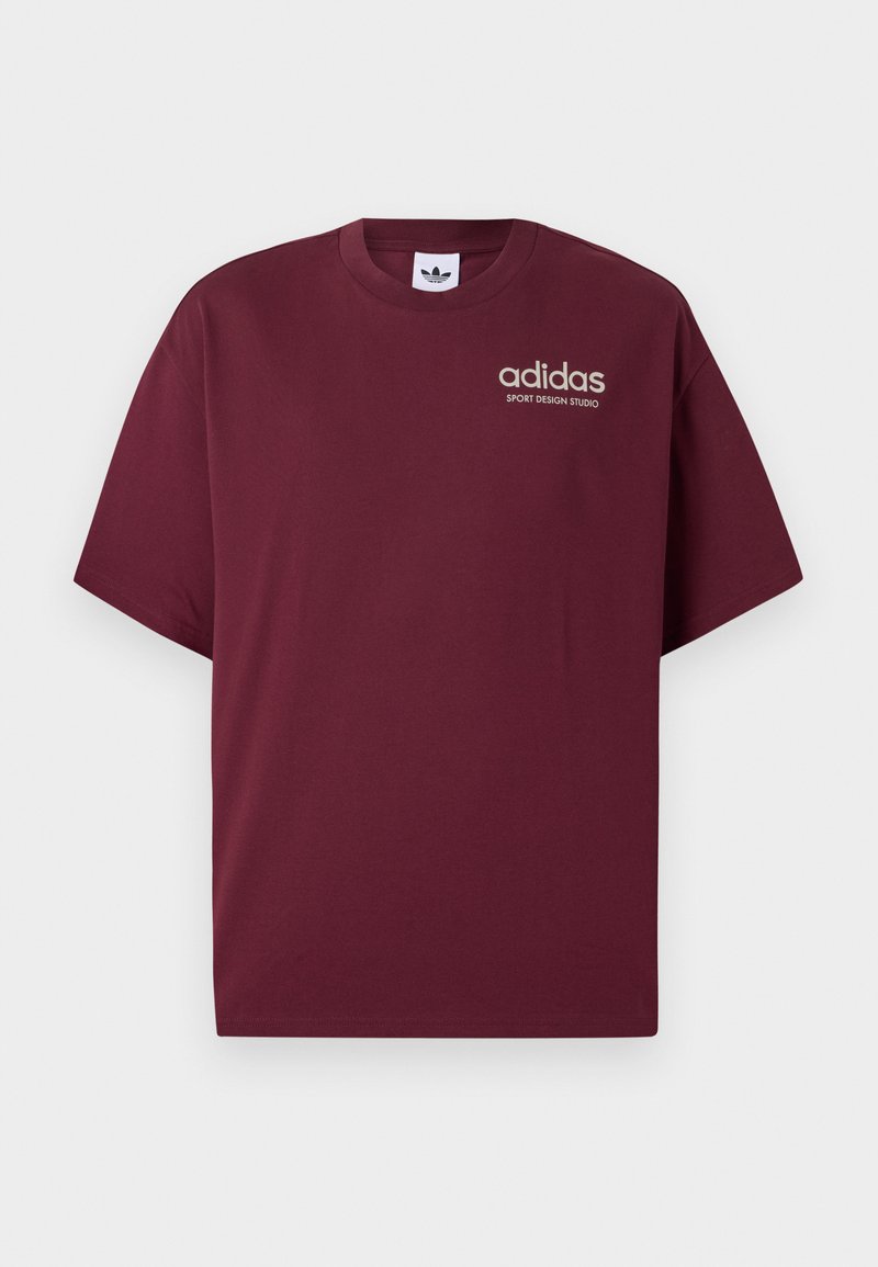 adidas Originals T-shirt print rood adidas Originals T-shirt print rood