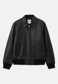 THOMAS JACKET - Veste en cuir - noir