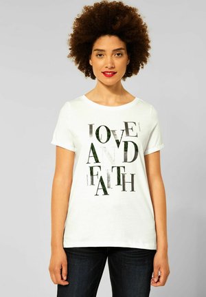 FOLIENPRINT - Print T-shirt - weiß
