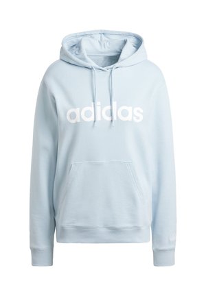 adidas Sportswear ESSENTIALS LINEAR - Mikina s kapucňou - blue