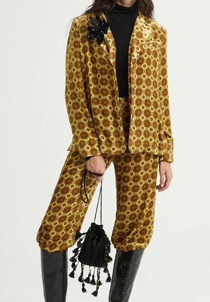 PRINTS - Cappotto corto - yellow