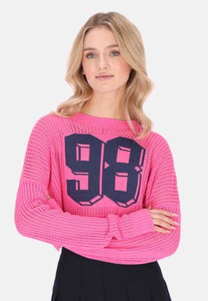 SWEATER - Pulover - pink navy