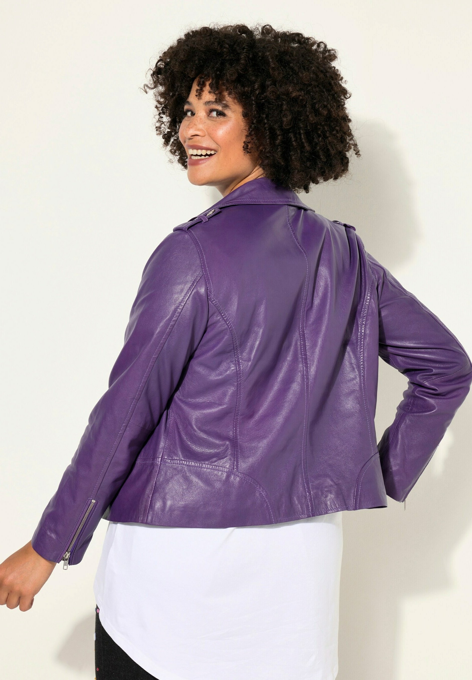 ARTS＆SCIENCE Satin zip up short coat ssstein W/SI SATIN ZIP UP SHORT JACKET - DIMPLE