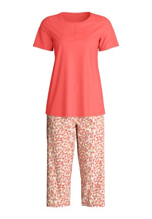 Calida, DAMEN PYJAMA 3/4 SET - Nachtwäsche Set - rose of sharon