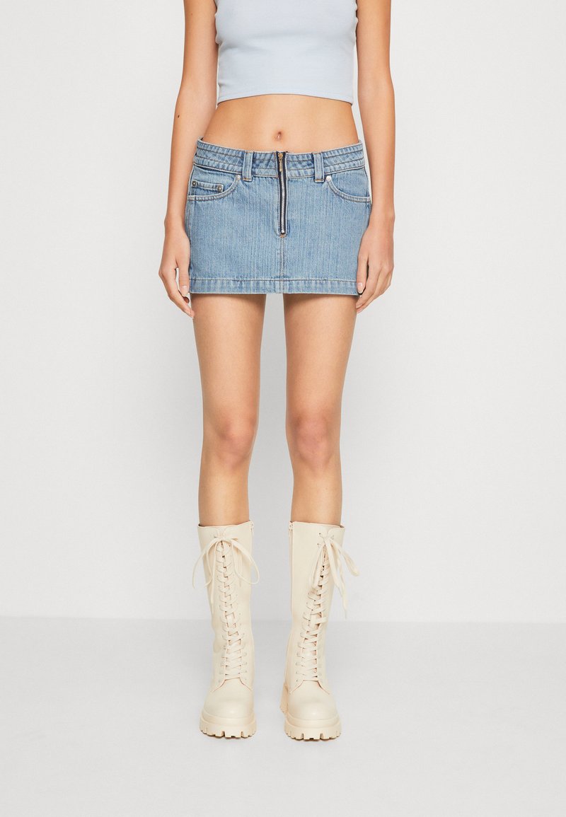 Weekday CALABASAS SKIRT Mini skirt novel blue/blue Zalando.ie