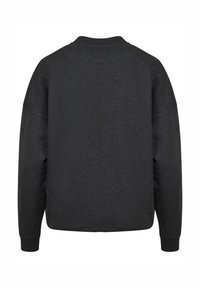 Merchcode HEART CREWNECK - Sweatshirt - charcoal