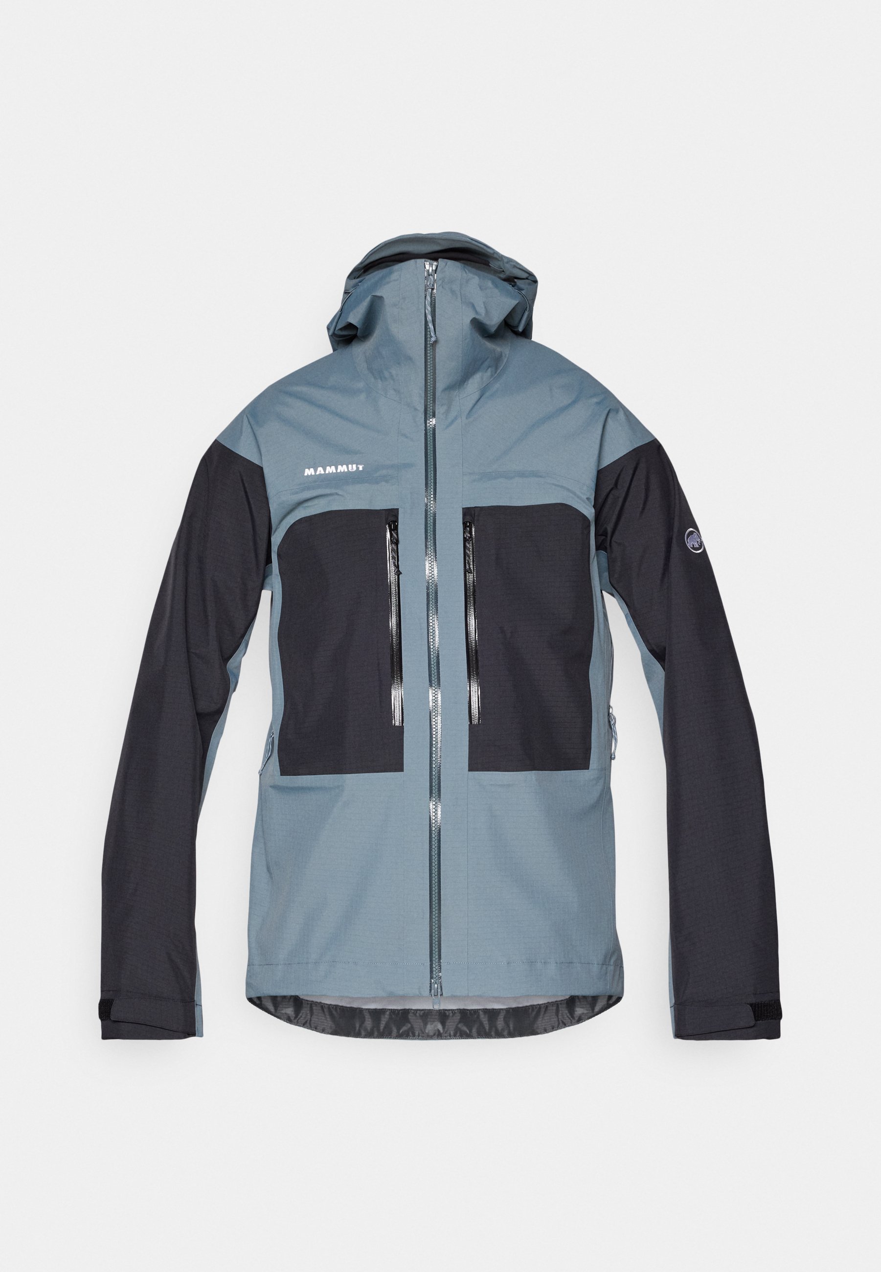 Mammut TAISS HS HOODED - Jachetă hardshell - strata/black/albastru