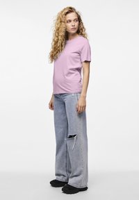 Pieces PCRIA SOLID TEE - T-shirts - pastel lavender