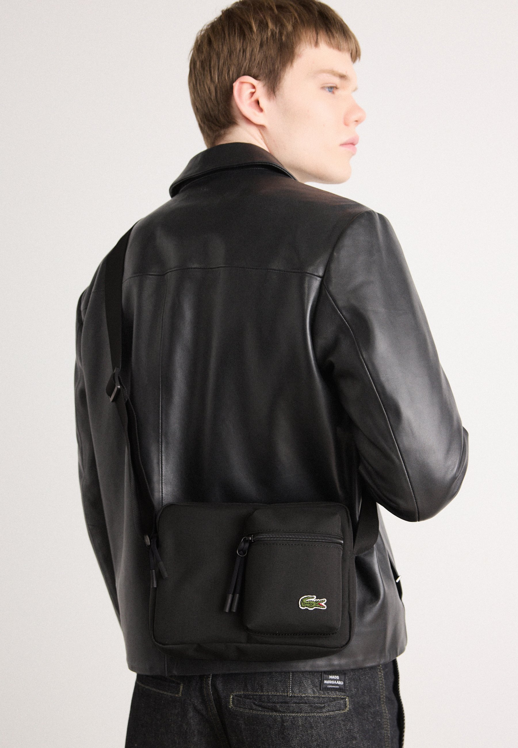 バッグ Y's for men Body bag leather canvas BLK バッグ Y's for men Body bag leather canvas BLK バッグ Y's for men