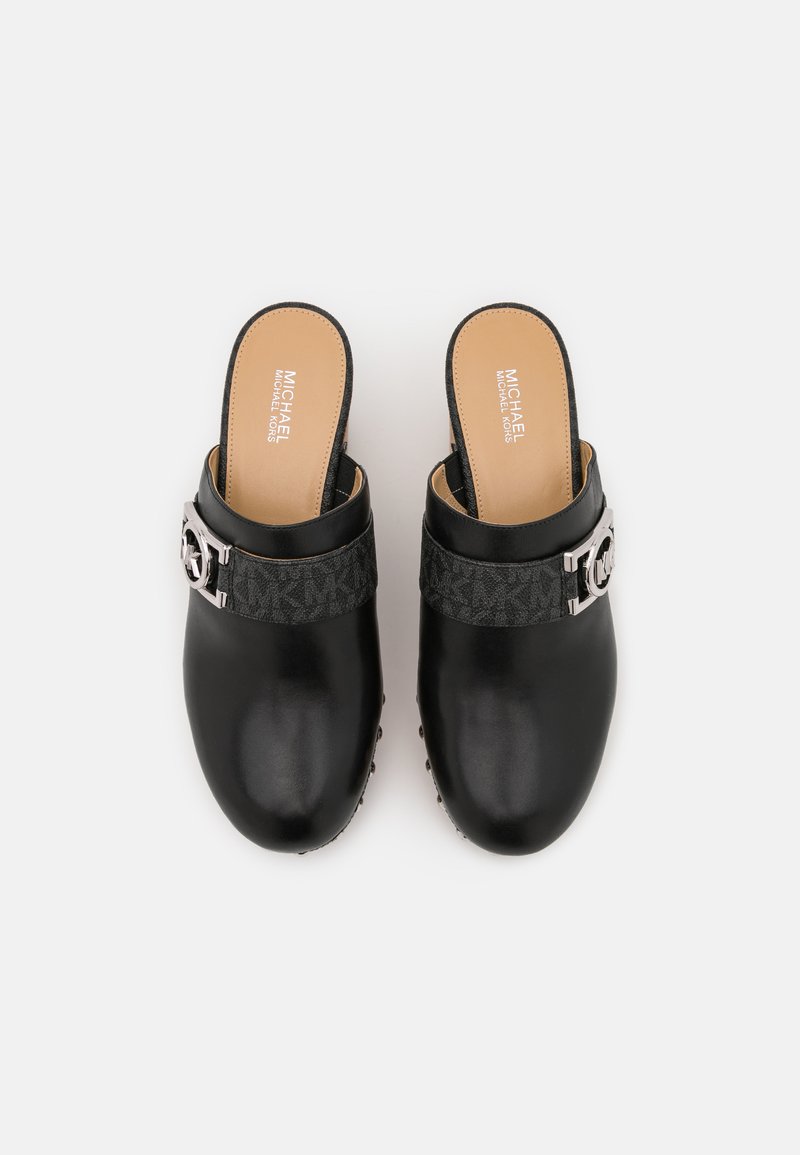 Damen Flache Pantoletten | MICHAEL Michael Kors APRIL Pantolette hoch black/schwarz - SU19410 Damen Flache Pantoletten | MICHAEL Michael Kors APRIL Pantolette hoch black/schwarz - SU19410