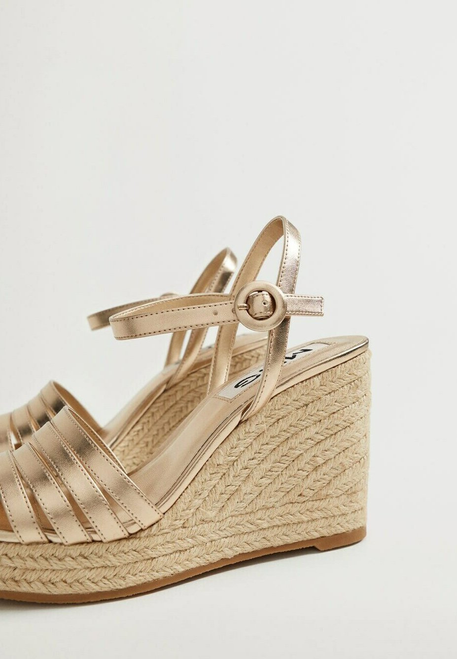 Mango GIRL - Sandalias de tacón - oro/dorado - Zalando.es