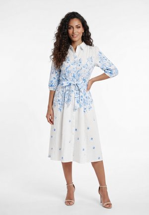 Anna Field, Robe chemise - cream/blue/sage