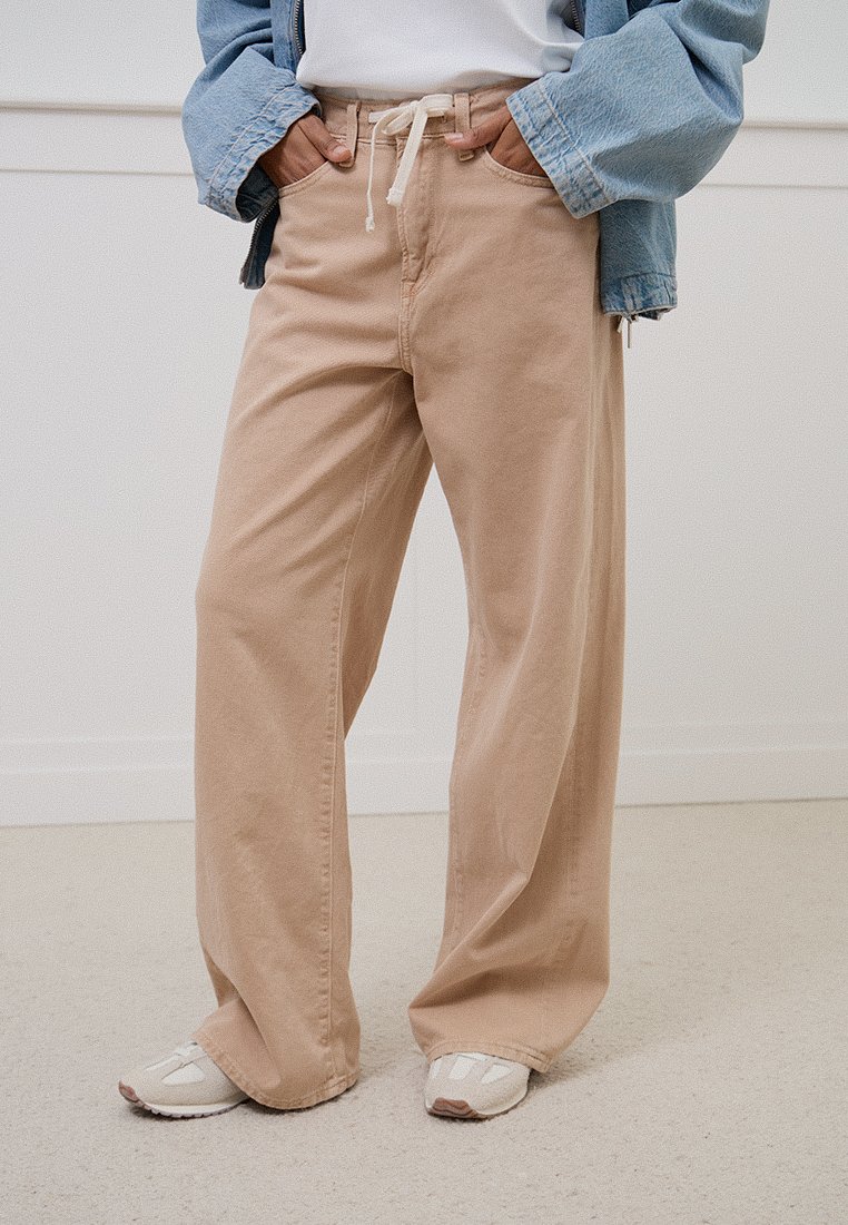 GAP Wijde jeans beige