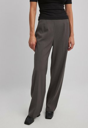 NA-KD TAILORED DARTED HIGH WAIST  - Broek - grey
