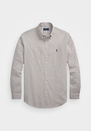 Polo Ralph Lauren CUSTOM FIT PLAID TWILL SHIRT - Shirt - 6941b nevis brown multi