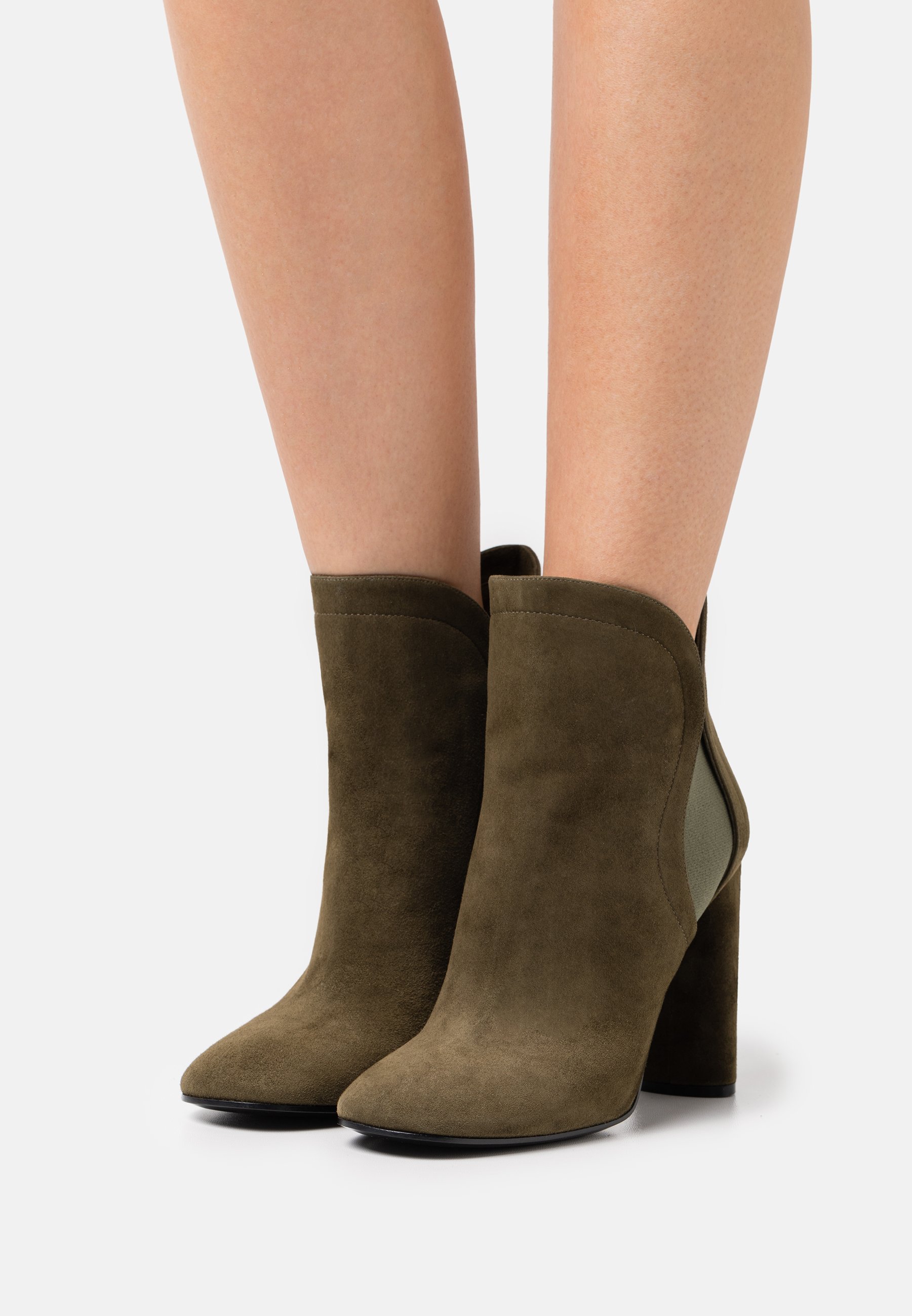 split front booties