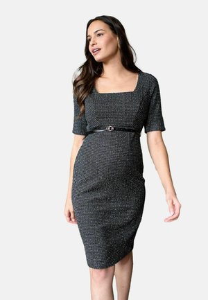 A-LINE STRETCH MATERNITY - Egyenes szabású ruha - black