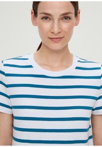 s.Oliver BLACK LABEL EN STRETCH - T-Shirt print - petrol