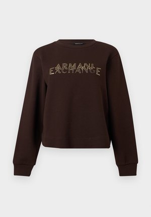 Armani Exchange, Sweatshirt - dark brown