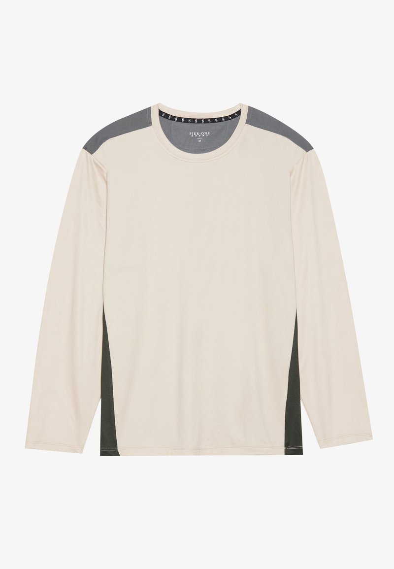 Pier One Sport Longsleeve beige Pier One Sport Longsleeve beige