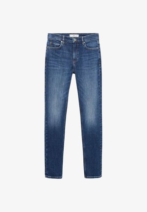 Mango, Slimfit džínsy - dark blue