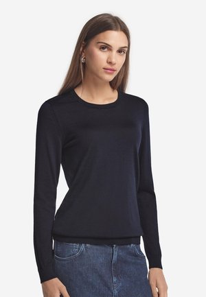 Falconeri, ROUND-NECK ULTRAFINE - Striktrøje - dark blue