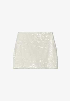 Bershka A-lijn rok - white