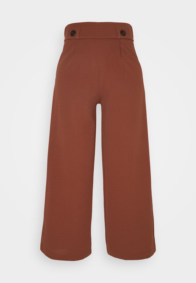 JDYGEGGO NEW ANCLE PANTS - Pantalones - cherry mahogany/black