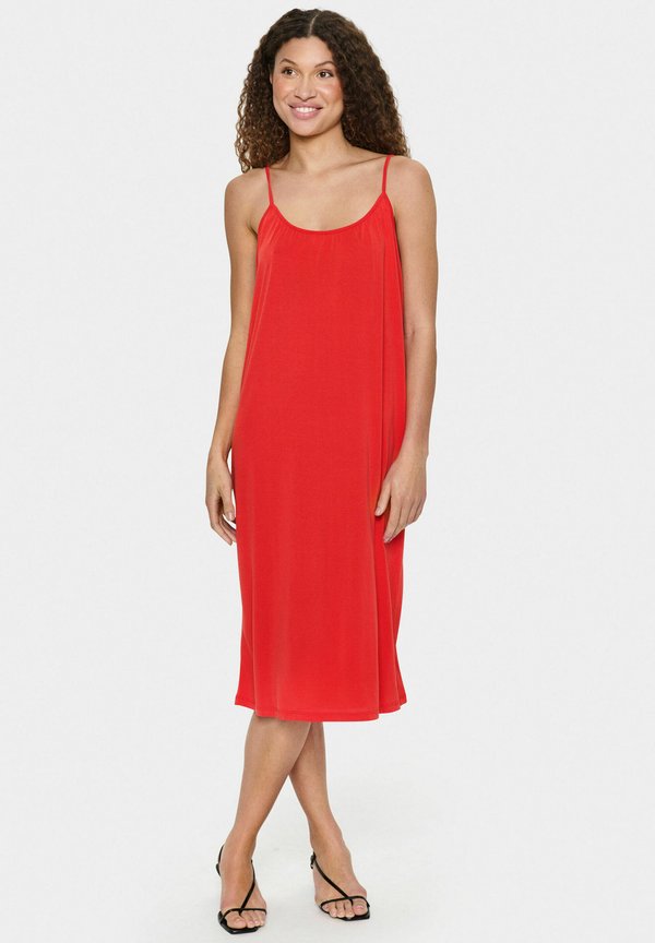 ABBIE STRAP - Jerseykleid - poinciana