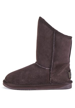 COSY SHORT - Winter boots - chocolate