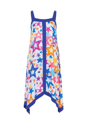 Angel of Style, MAXI JERSEY DRESS, SLEEVELESS A-LINE, STAR PATTERN - Hverdagskjole - snow white