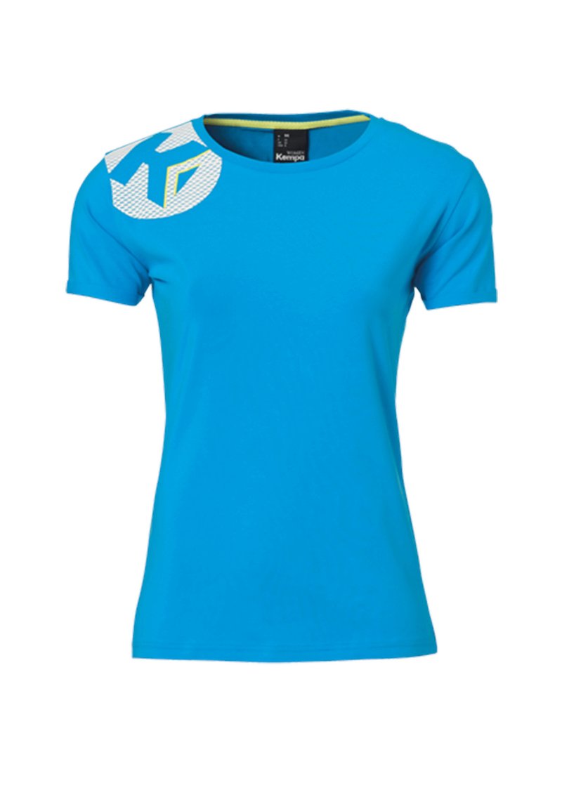 kempa T-shirt print blauw kempa T-shirt print blauw