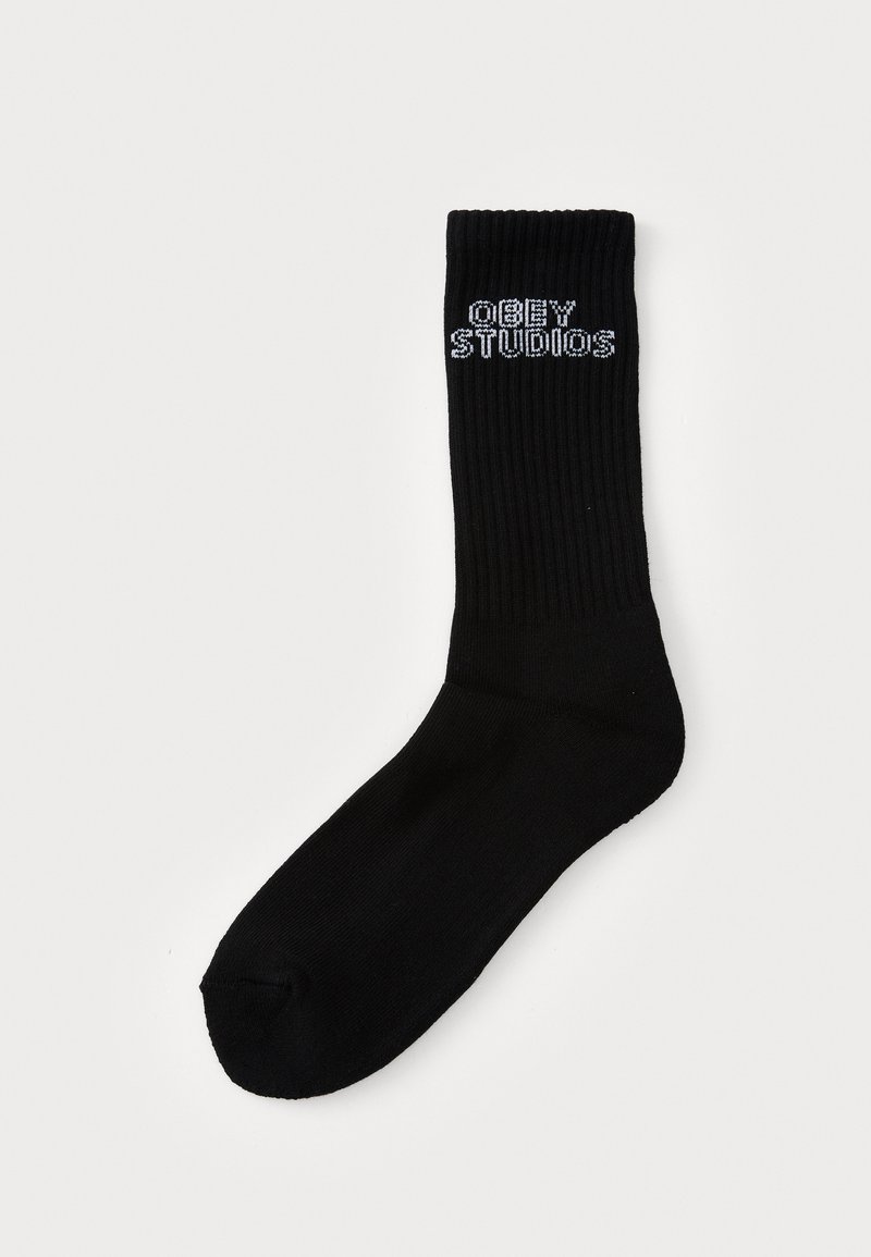 Obey Clothing STUDIOS SOCKS UNISEX - Ponožky - black